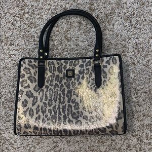 Lodis leopard handbag